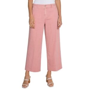 Liverpool Stride High Rise Wide Jeans, Pink, Womens 8/29